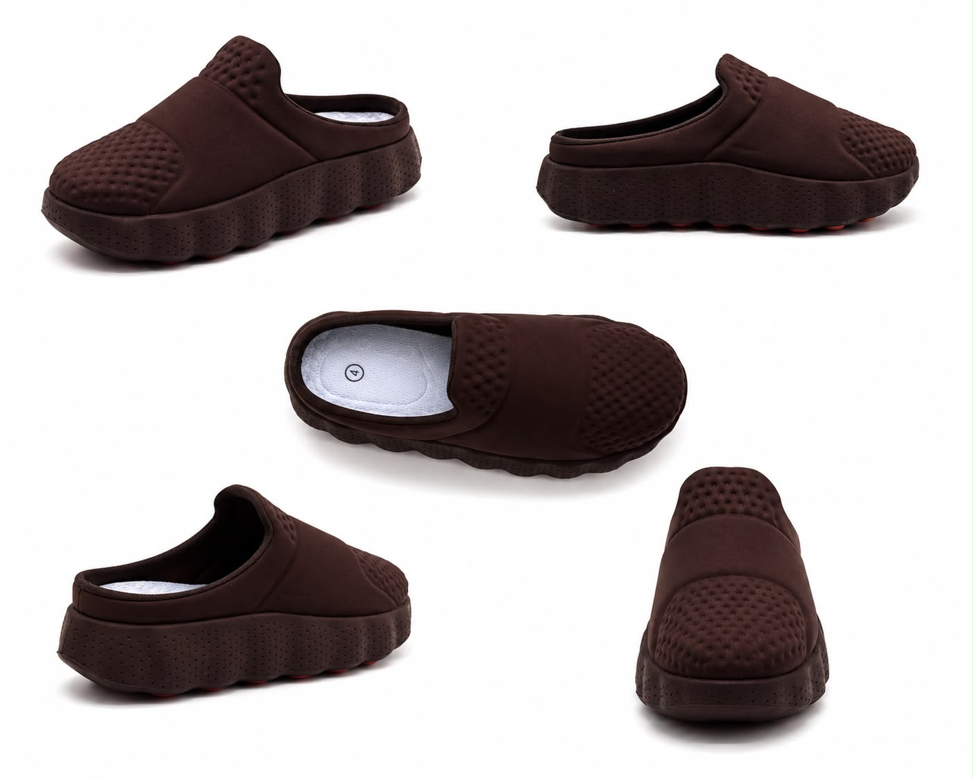 Luna Women's Acupressure Massaging Slippers | Wellness Platform Clogs