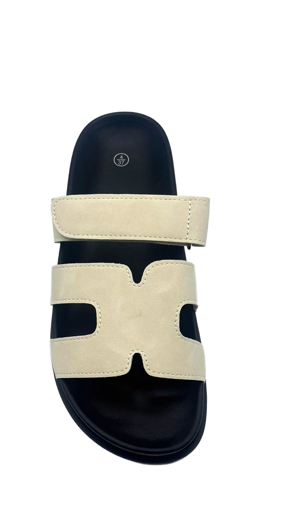 Vickie Ladies Open Toe Faux Leather Sliders | Summer Mule Sandals