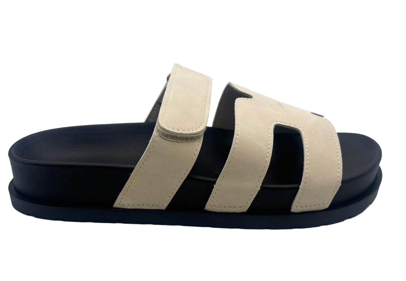 Vickie Ladies Open Toe Faux Leather Sliders | Summer Mule Sandals