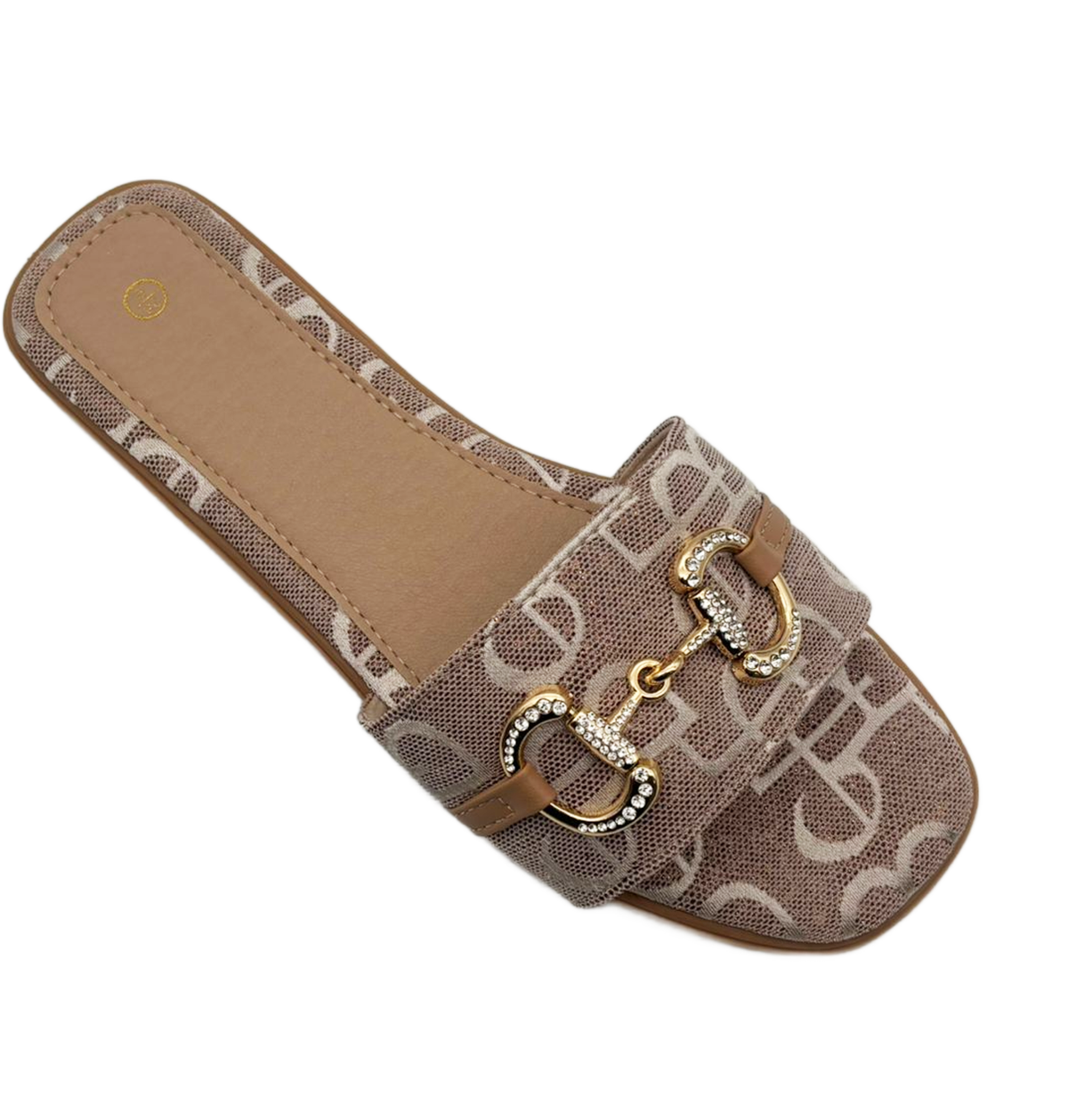 Sienna Luxury Woven Monogram Mule Sandals – Summer Beach Sliders (UK Sizes 3-8)