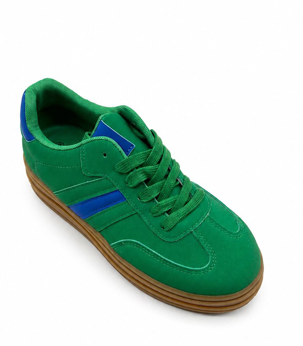 Chloe Women's Faux Suede Low-Top Sneakers – Lightweight Casual Trainers