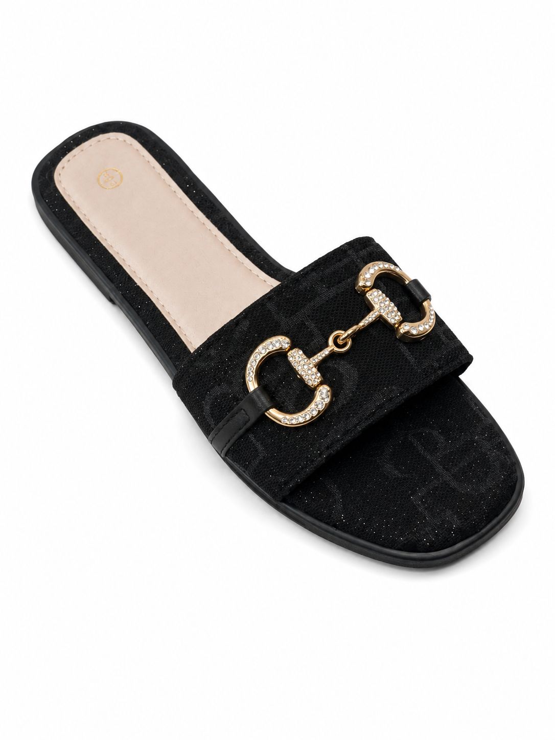 Sienna Luxury Woven Monogram Mule Sandals – Summer Beach Sliders (UK Sizes 3-8)